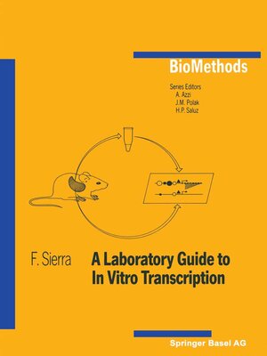 cover image of A Laboratory Guide to In Vitro Transcription